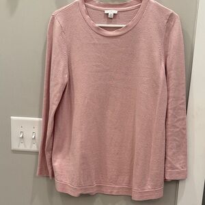 J. Jill Soft Pink Long Sleeve Top